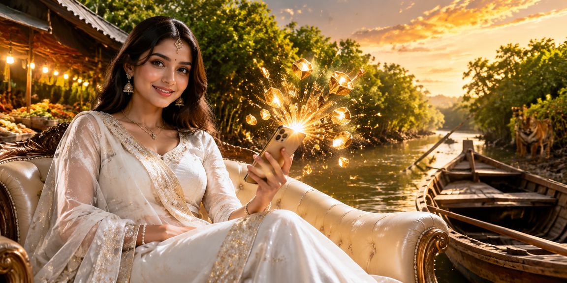 সুন্দরবন অঞ্চলে একজন ব্যক্তি ace 465 - এ বিকাশে ডিপোজিট করে নতুন গেম খেলছেন